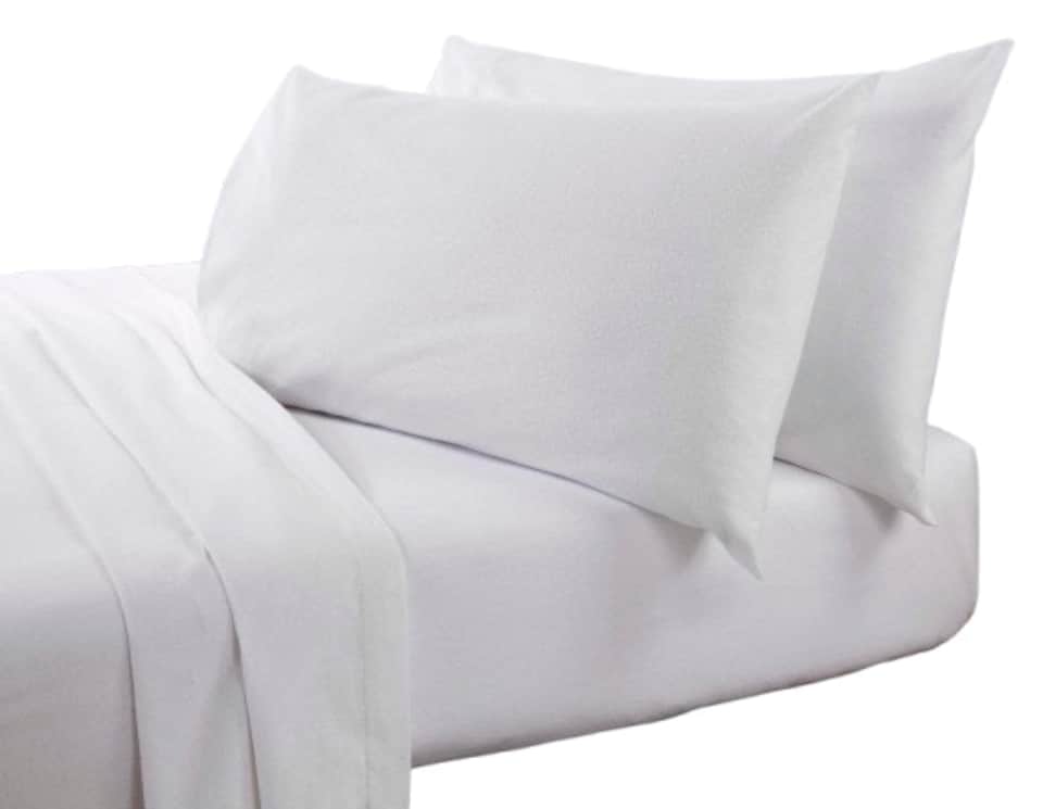 image 1 of So Soft Microfibre 180 Thread Count Sheet Set | White | Double | 1