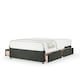 image 1 of Memory Maestro Memory Foam Charcoal Linen 4 Drawer Divan Set King Size