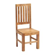 Logan Light Mango Slat Back Dining Chair ( A Pair )
