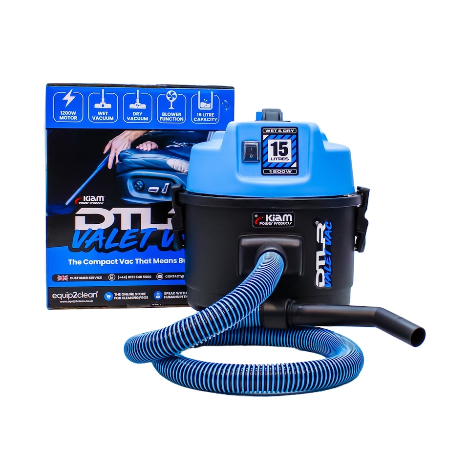 image 1 of DTLR Valet Vac 240V 1200W Wet & Dry Vacuum Cleaner 15L