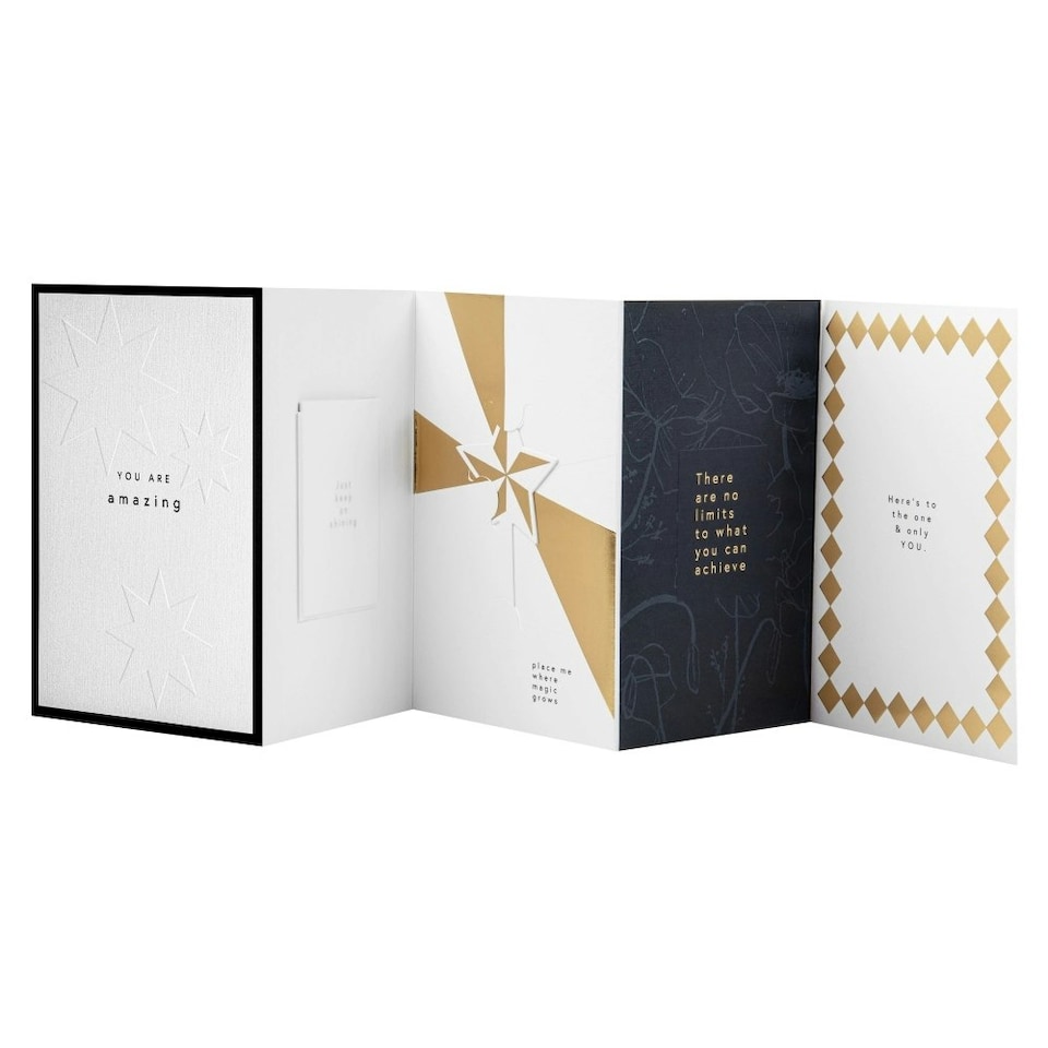 image 1 of Memento Luxe Premium Congratulations Card with Mini Card, Keepsake