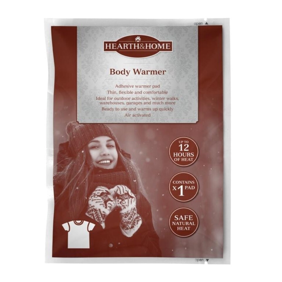 Hearth and Home Self Adhesive Body Warmer - Brown - One Size