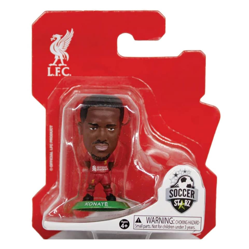 image 1 of Liverpool FC Ibrahima Konaté 2025 SoccerStarz Football Figurine - Red/Green/Gold - One Size