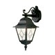 image 1 of Norfolk 1 Light Outdoor Wall Lantern Light Black IP43, E27