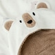 image 2 of Catherine Lansfield Cosy Bear So Soft Fleece 90x125cm Hooded Blanket Natural | Cream | Natural | One Size