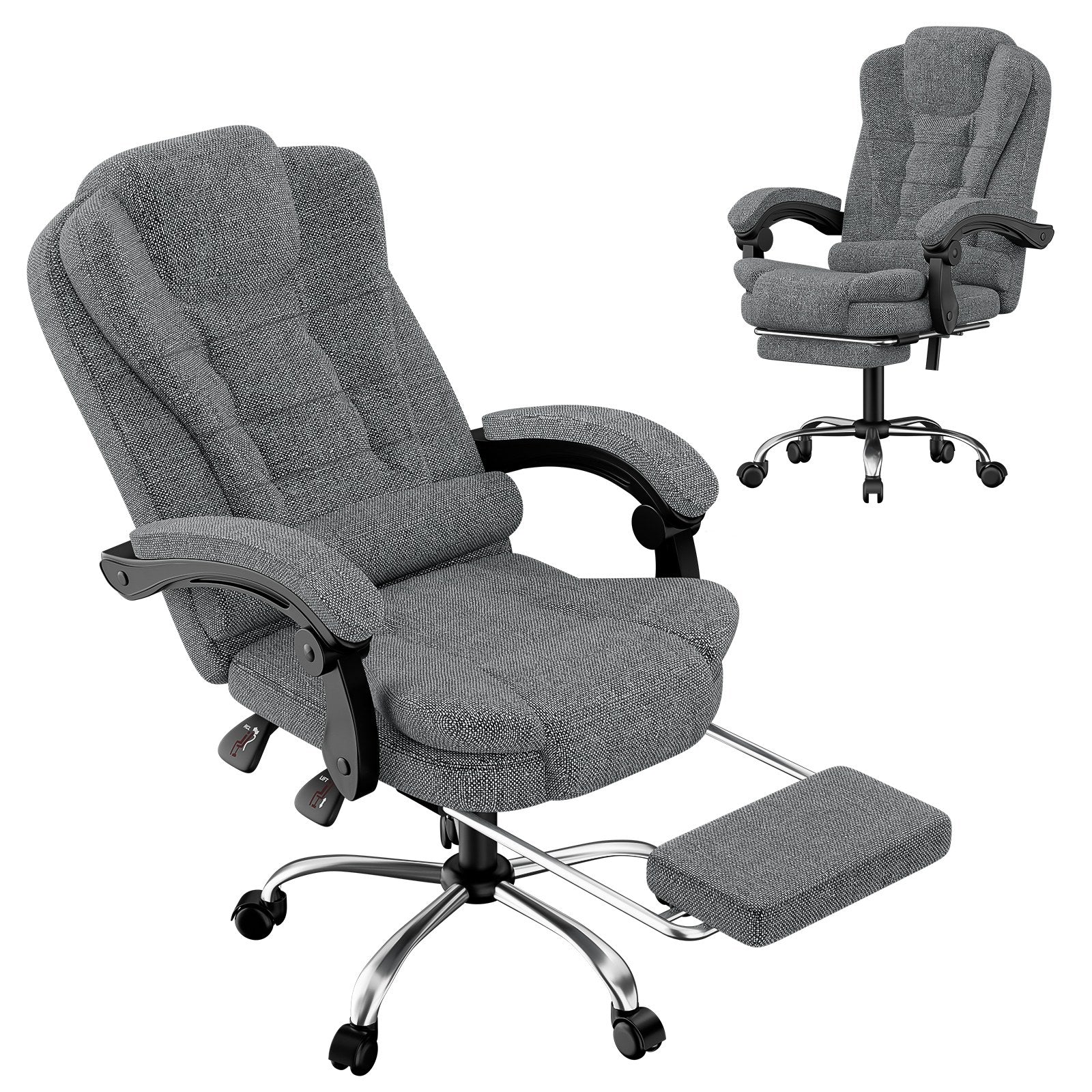 Rattantree Ergonomic High Back Office Chair Reclining Executive Desk Chair