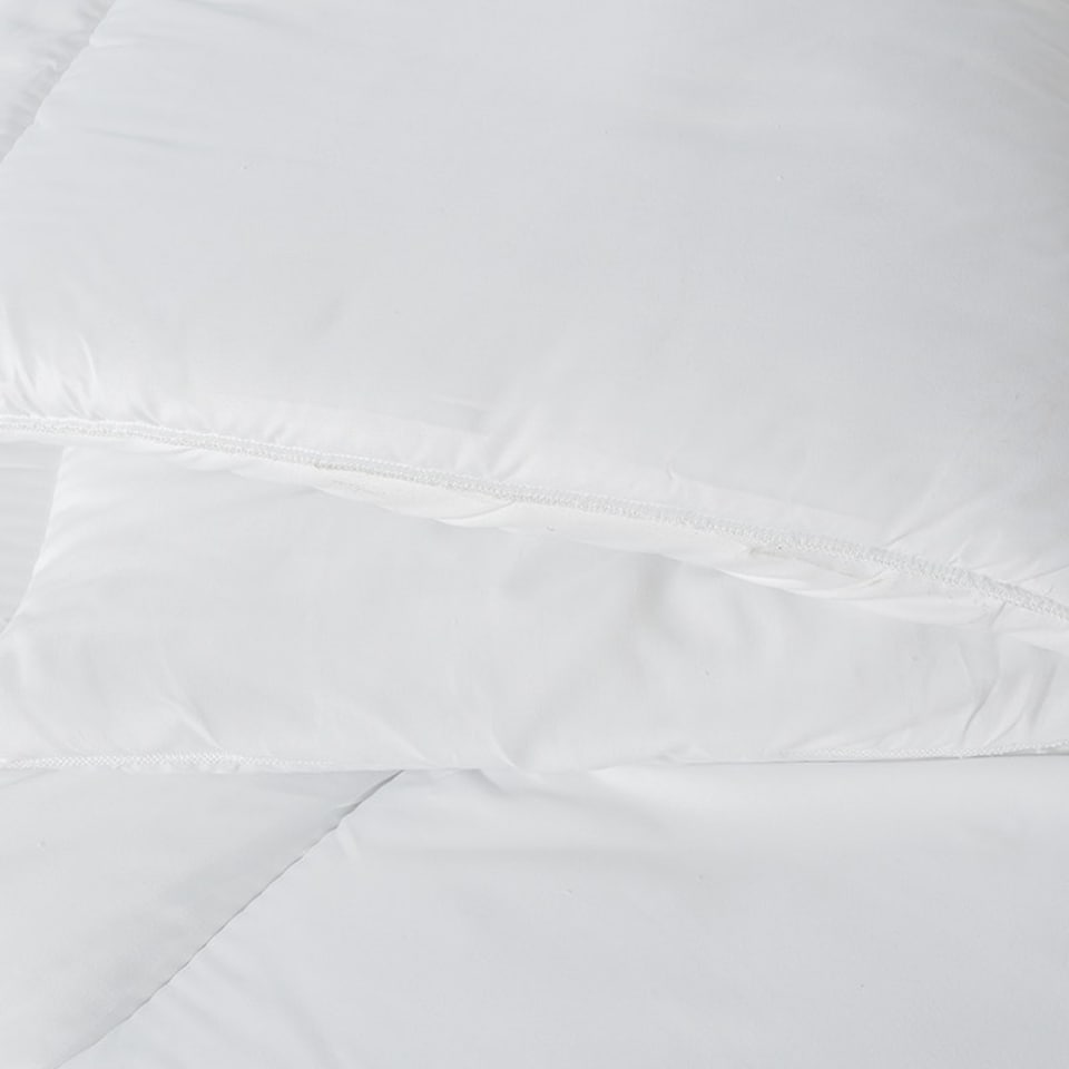 image 1 of Autumn 10.5 Tog Microfibre Soft Like Down Duvet + 2 Pillows With Non Allergenic Hollowfibre Filling Single | White