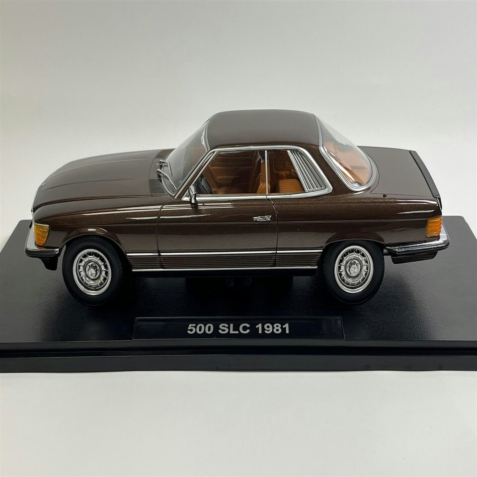 image 1 of Mercedes 500 SLC C107 1981 Brown Metallic 1:18 Scale KK Scale 180851