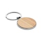 image 1 of MidOcean Ballarat Round Bamboo Keyring - Wood - One Size