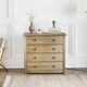 image 2 of Vida Designs Panama 4 Drawer Chest of Drawers Storage, Solid Pine Wood