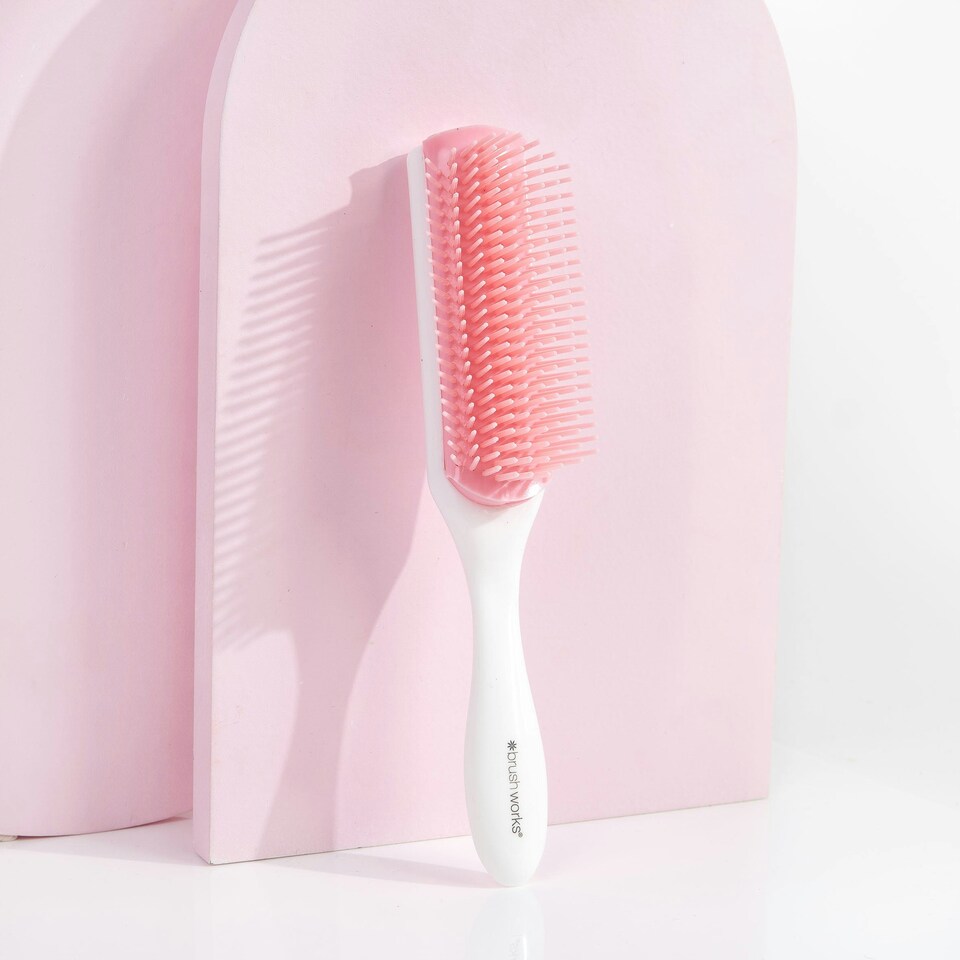 image 1 of Brushworks Nine Row Hair Brush