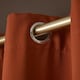 image 4 of OHS Essentials Eyelet Blackout Thermal Curtain Pair - 46x54 inch