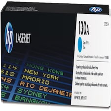 HP 130A Cyan Standard Capacity Toner 1K pages for HP Color LaserJet Pro M176/M177 - CF351A N/A