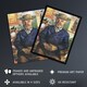 image 2 of Portrait of Pere Tanguy Van Gogh Vintage Huge Wall Art Print 18X24 In