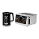 image 1 of GEEPAS 5-in-1 DIGITAL 4 Slice Long Toaster & Electric Kettle Set