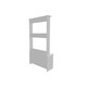 image 6 of Napoli Hallway Coat Rack with Bench, Hooks and Shelves | Brown | Light Walnut & Black | One Size | 1