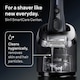 image 6 of Braun Series 8 Electric Shaver, SensoAdapt, SmartCare Center, 8663CC, Grey