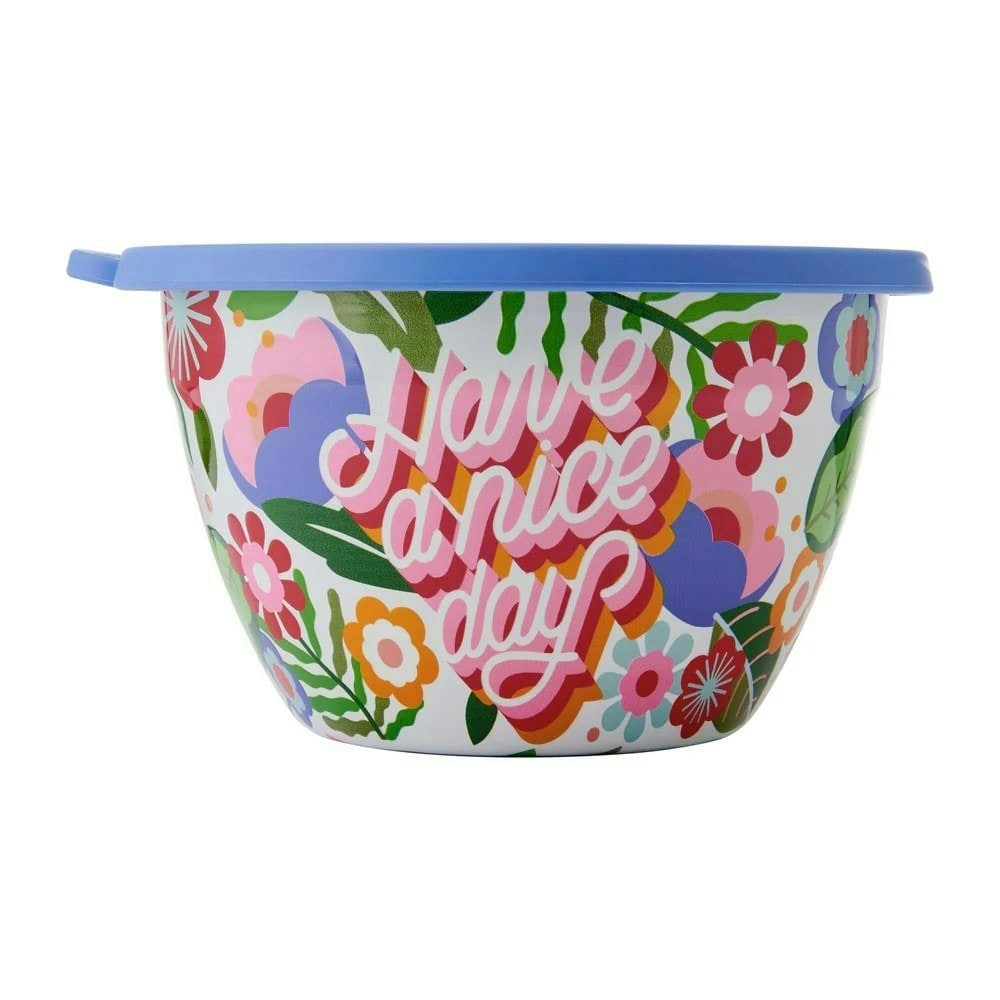 S'well Steffi Lynn Salad Bowl Kit, 1.9 Litre, Labelled