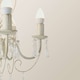 image 5 of ValueLights Lille White Ceiling Light Chandelier | White