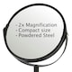 image 3 of Showerdrape Capri Black 2x Magnifying Vanity Mirror