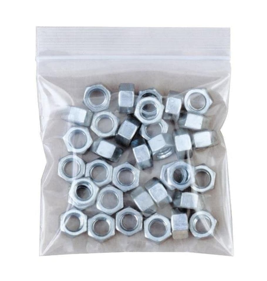 image 1 of 5000 Zip Seal Bags Clear Plastic Zip Lock Food & Freezer Grip Self Seal 6" x 9" | Clear | 6" x 9"