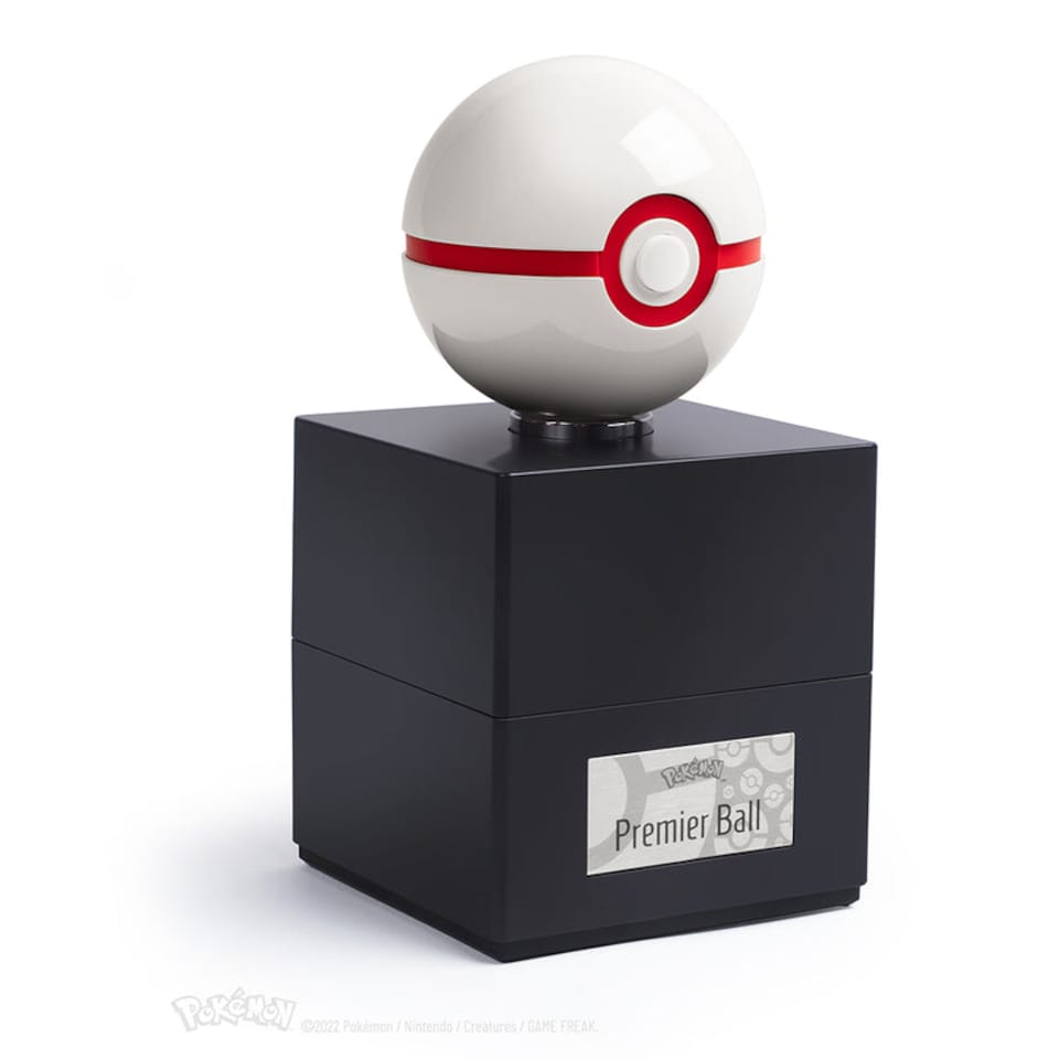 image 1 of Pokémon Die-Cast Premier Ball Replica | White
