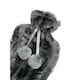 image 2 of Faux Fur Hot Water Bottle - Grey - 3cm x 38cm x 22cm