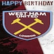 image 2 of West Ham United FC Birthday Card