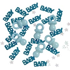 Creative Party Pacifier Baby Boy Confetti - Blue - 14g