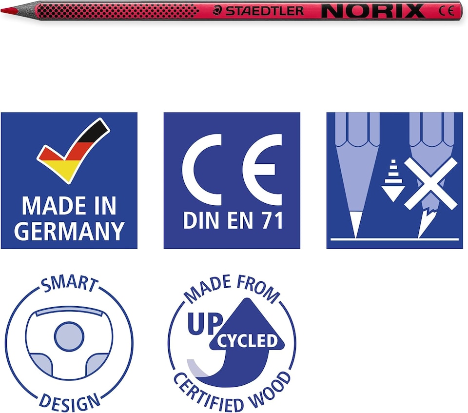 image 1 of Staedtler NORIX Coloured Pencils Pack of 24 186 C24