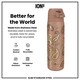 image 5 of Leak Proof Slim Water Bottle, Stainless Steel, 600ml (20oz)