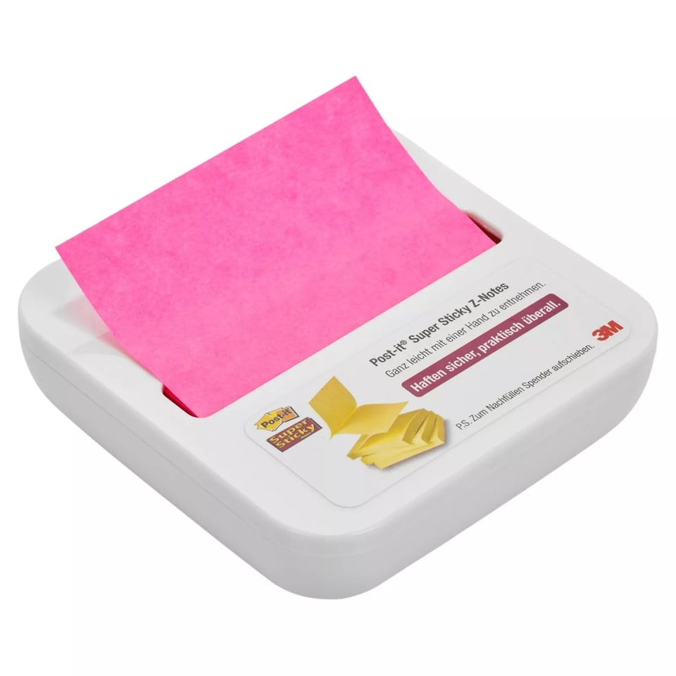 image 1 of 3M Post-It Sticky Notes Dispenser with Suction Cup | White | 5