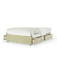 Cream Naples Velvet 4 Drawer Divan Base King Size