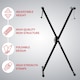 image 4 of X Frame Keyboard Stands Single Beam Music Electronic Keyboard Stand