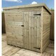 image 2 of 5 x 3 WINDOWLESS Garden Shed Pressure Treated T&G PENT Wooden Garden Shed + Single Door (5' x 3' / 5ft x 3ft) (5x3)