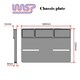 image 4 of Slot Car Chassis Set Up Plate 1:32 Scale New WASP