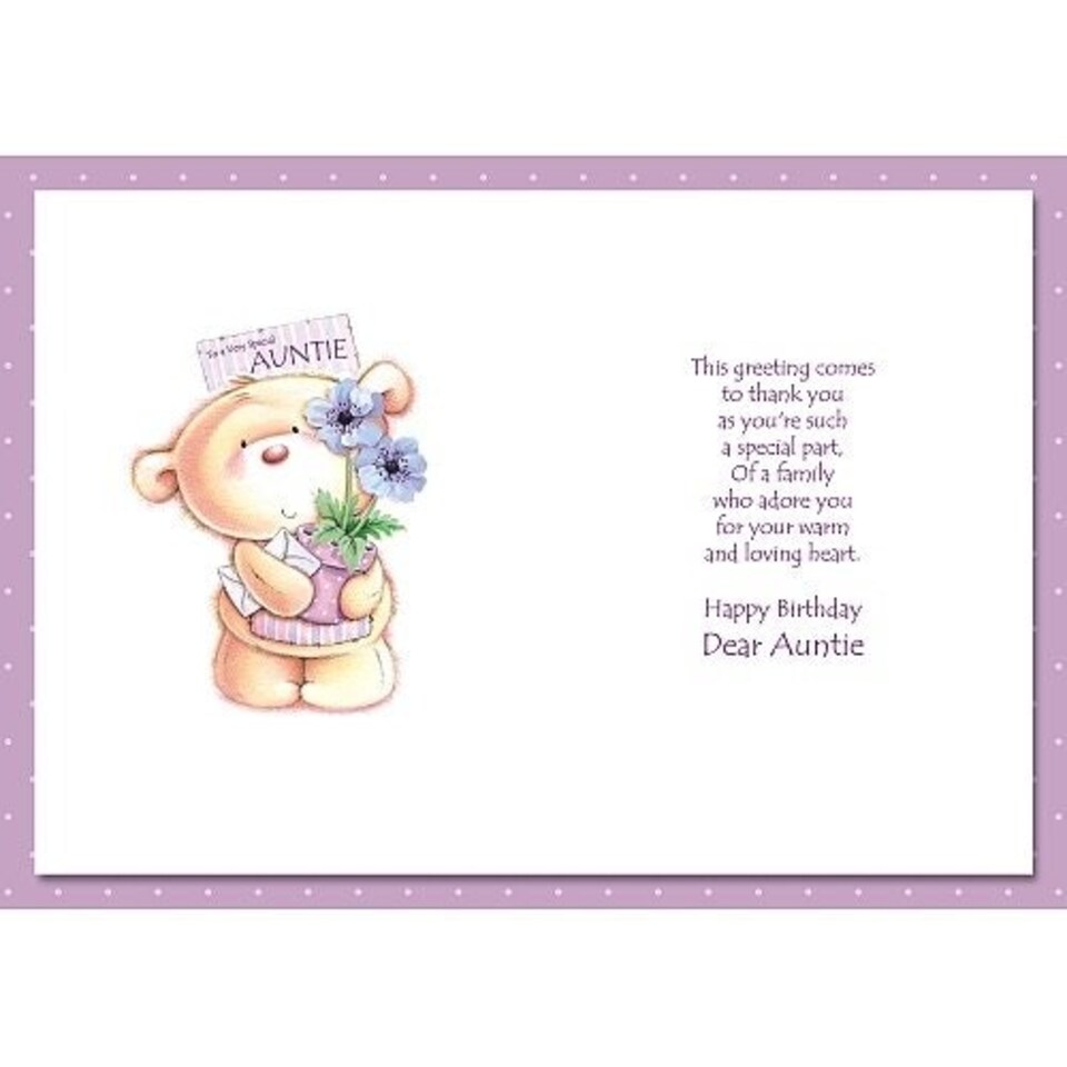 image 1 of Auntie Birthday Card