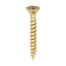 Timco - C2 Strong-Fix Multi-Purpose Premium Screws - PZ - Double Countersunk - Yellow (Size 5.0 x 40 - 800 Pieces)