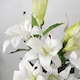 image 3 of 90cm (3ft) Artificial Lily Stargazer Style Lillies Plant Large Flowers Pink