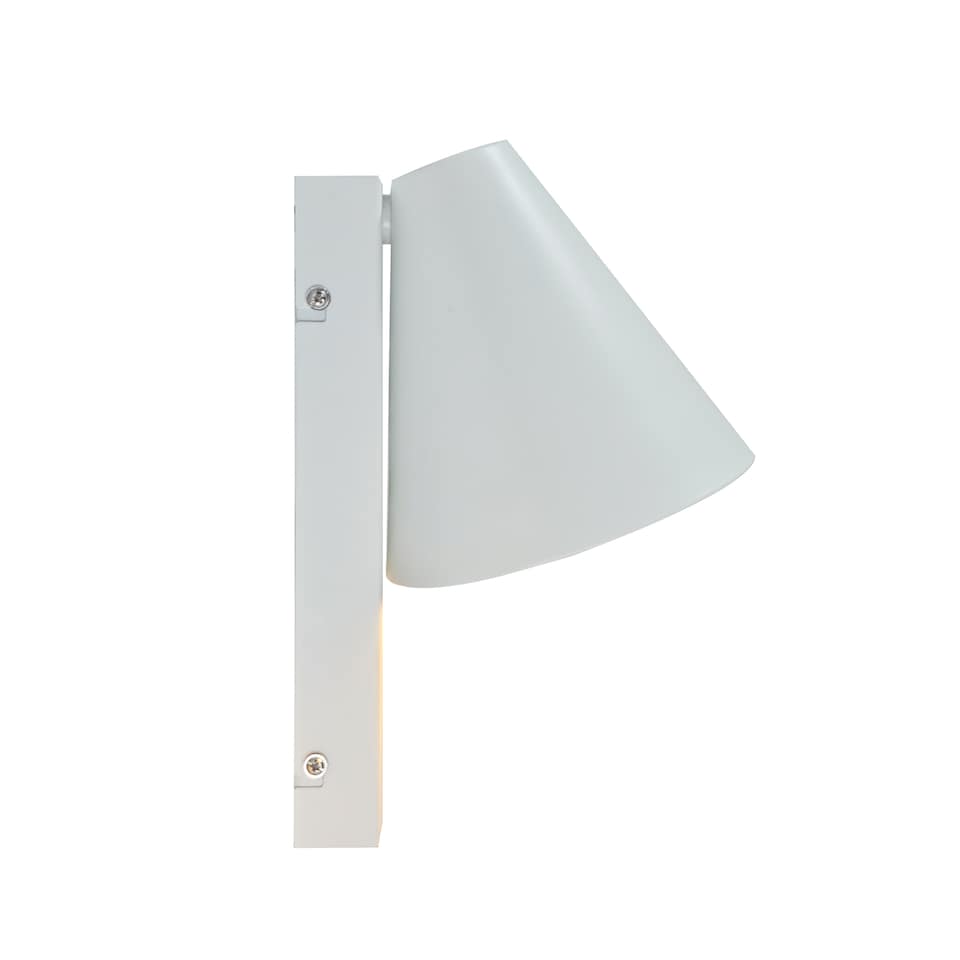 image 1 of Nordlux Wilmer Indoor Wall Light White Metal Sensor E14 USB-C - Plug In or Mains Powered , IP20 | White | White