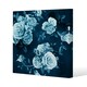 image 1 of Winter Blue Roses (Canvas Print) 61 x 61 x 4cm