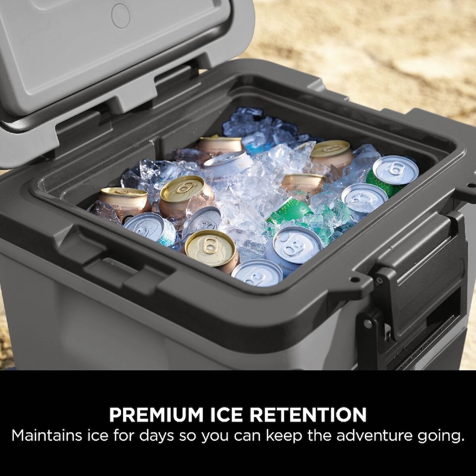 image 1 of Ninja FrostVault 30QT/28L Wheeled Cooler with Dry Zone, Slate Grey FB230UKGY