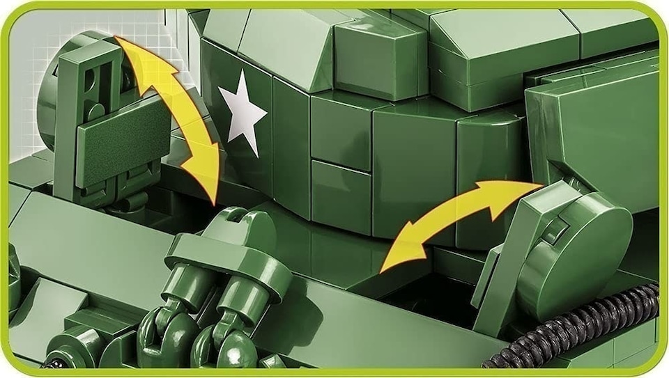 image 1 of COBI - World War II - SHERMAN M4A3E2 (720 Pieces)