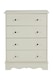 image 1 of Interiors by Premier 4 Drawer Chest, White Dresser Chest of Drawers, White Dresser and Chest of Drawers, Modern Drawer Chest | Cream