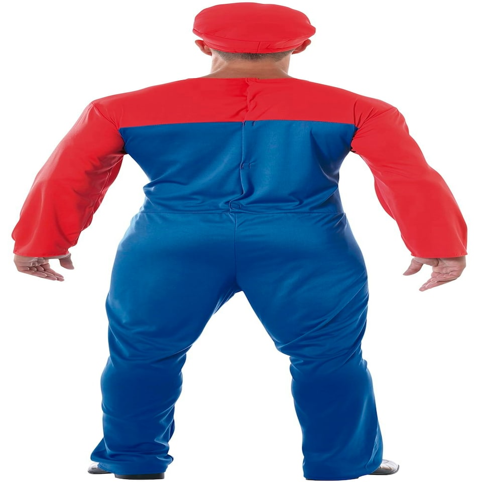 image 1 of Fancy Dress Adult Train Driver Red - M