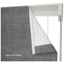 60cm Metal Chain Connect Roman Blind Kit (250cm Drop) | White | White
