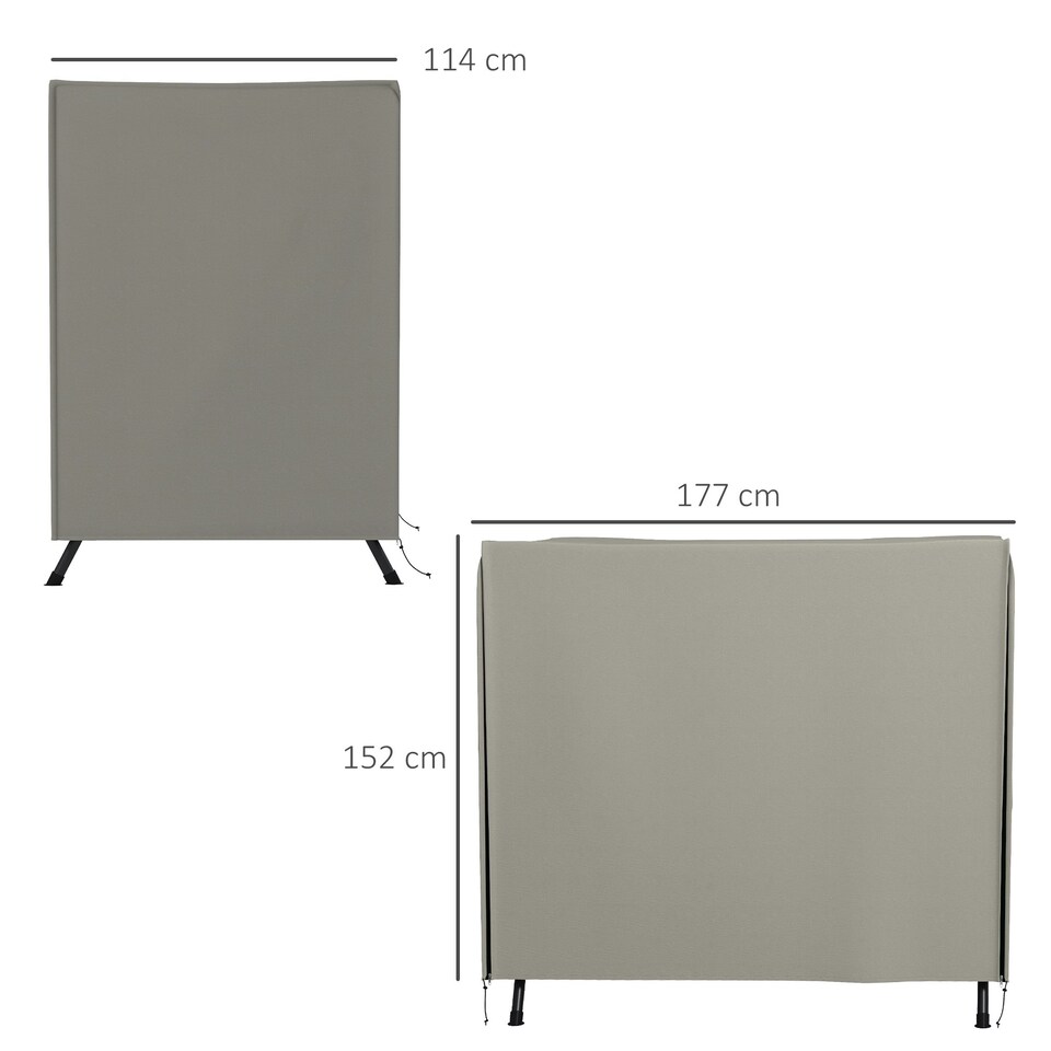 image 1 of Outsunny Garden Furniture Protector Patio Swing Chair Cover Grey