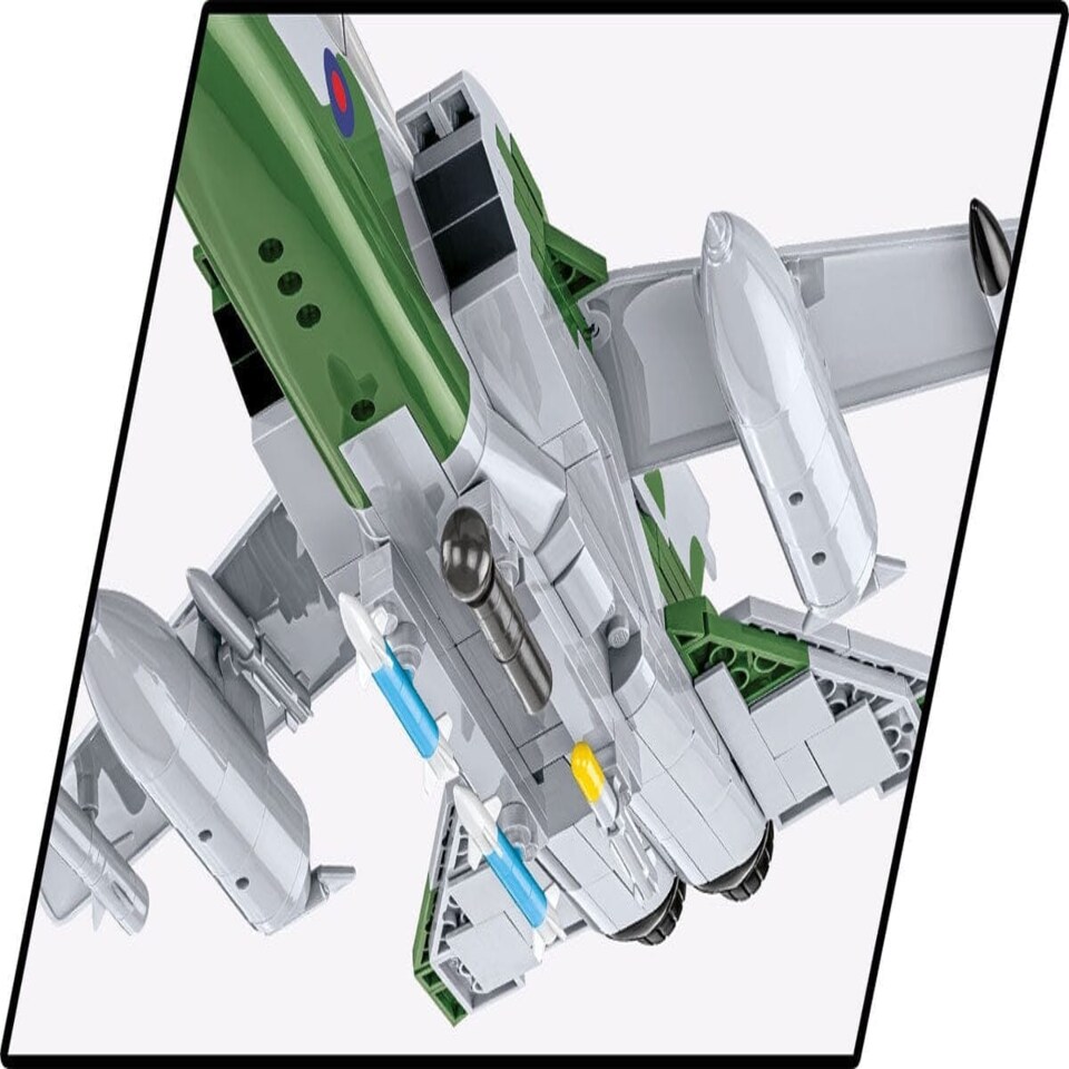 image 1 of Panavia Tornado GR.1 RAF brick plane model - COBI 5852 - 520 bricks