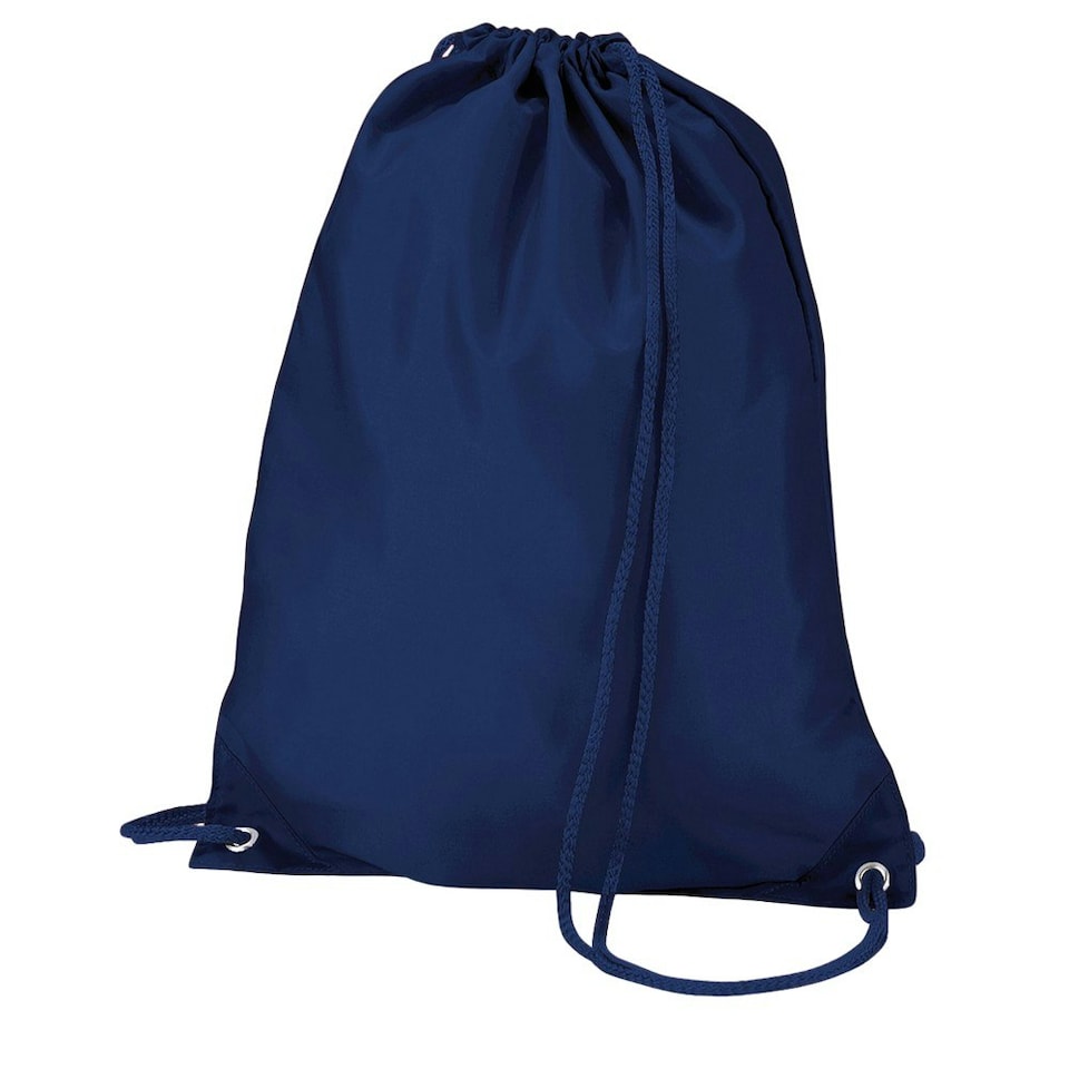 image 1 of Quadra Drawstring Bag - French Navy - One Size Blue | One Size