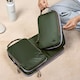 image 9 of CabinZero Ultralight Compression Packing Cube (Medium), Lightweight Space-Saving Travel Organizer | Green | GEORGIAN KHAKI | Medium | 1